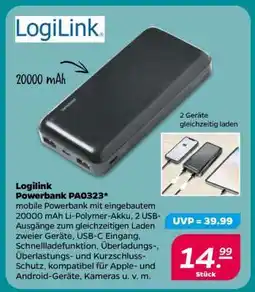 NETTO LogiLink Powerbank PA0323 Angebot