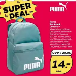 NETTO PUMA Rucksack 'Phase' Angebot