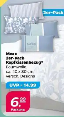 NETTO Mexx 2er-Pack Kopfkissenbezug Angebot