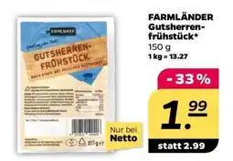 NETTO FARMLÄNDER Gutsherren-frühstück Angebot