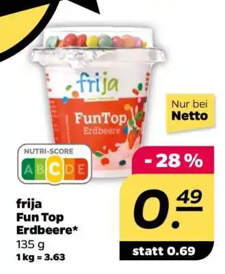 NETTO frija Fun Top Erdbeere Angebot