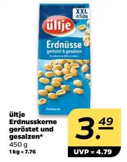 NETTO ültje Erdnusskerne geröstet und gesalzen Angebot