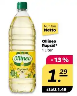 NETTO Ollineo Rapsöl Angebot