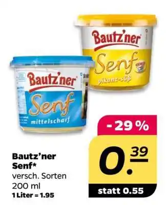 NETTO Bautz’ner Senf Angebot