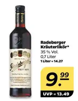 NETTO RADEBERGER Kräuterlikör Angebot