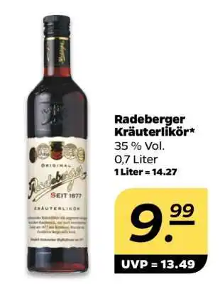 NETTO RADEBERGER Kräuterlikör Angebot