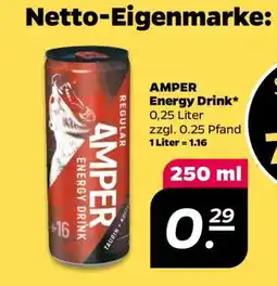 NETTO AMPER Energy Drink Angebot