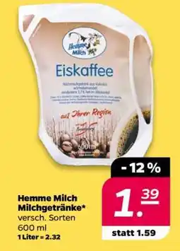 NETTO Hemme Milch Milchgetränke Angebot