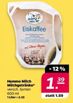 NETTO Hemme Milch Milchgetränke Angebot