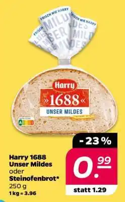NETTO Harry 1688 Unser Mildes oder Steinofenbrot Angebot