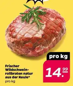 NETTO Frischer Wildschwein-rollbraten natur aus der Keule Angebot