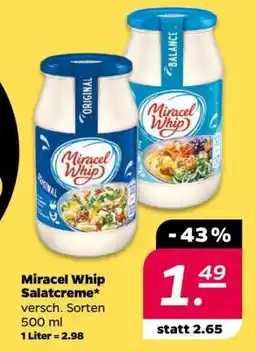 NETTO MIRACEL WHIP Salatcreme Angebot