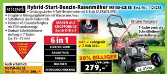 Norma Hybrid-Start-Benzin-Rasenmäher MS150-42E SE Angebot
