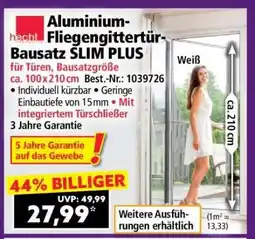 Norma Aluminium-Fliegengittertür-Bausatz SLIM PLUS Angebot