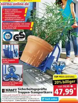 Norma KRAFT Sicherheitsgeprüfte Treppen-Transportkarre Angebot