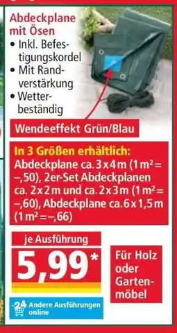 Norma Abdeckplane mit Ösen Angebot