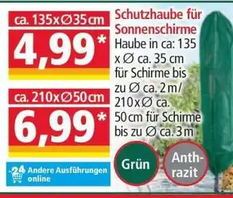 Norma Schutzhaube für Sonnenschirme Angebot
