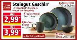 Norma Steingut Geschirr Angebot