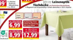 Norma bella casa Leinenoptik-Tischdecke Angebot