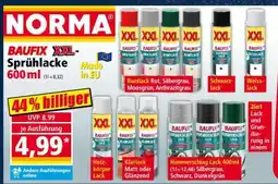 Norma BAUFIX XXL-Sprühlacke 600 ml Angebot