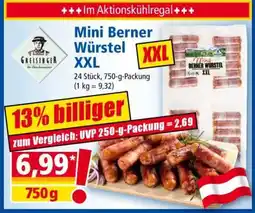 Norma Mini Berner Würstel XXL Angebot