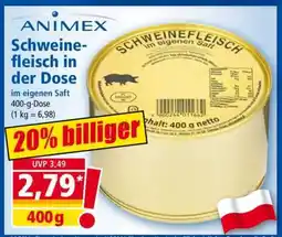 Norma Schweinefleisch in der Dose Angebot