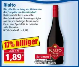 Norma Rialto Angebot