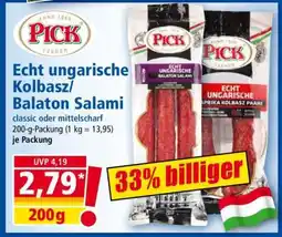 Norma Echt ungarische Kolbasz/Balaton Salami Angebot