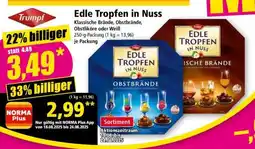 Norma Edle Tropfen in Nuss Angebot