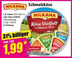 Norma Milkana Schmelzkäse Angebot