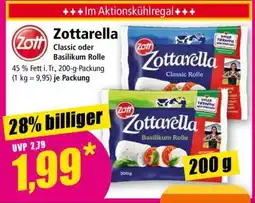 Norma Zottarella Classic oder Basilikum Rolle Angebot