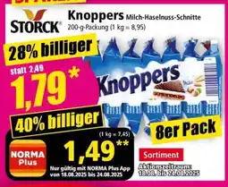Norma KNOPPERS Milch-Haselnuss-Schnitte Angebot