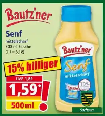 Norma BAUTZ'NER Senf Mittelscharf Angebot