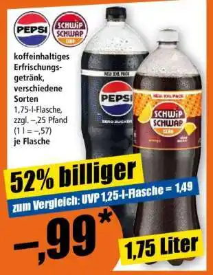 Norma Pepsi/ Schwip Schwap Zero Angebot