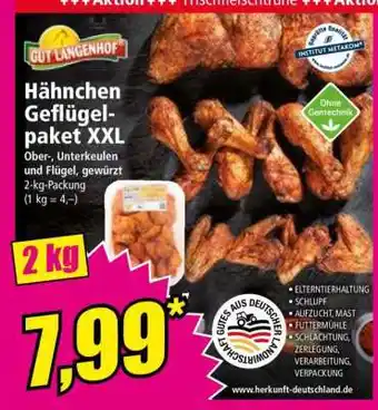 Norma Hähnchen Geflügelpaket XXL Angebot