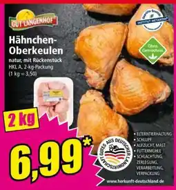 Norma Hähnchen Oberkeulen Angebot
