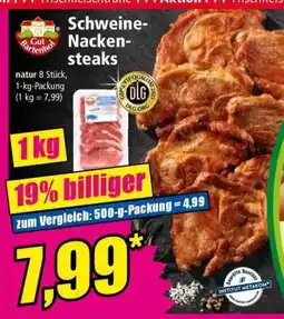 Norma Schweine- nackensteaks Angebot