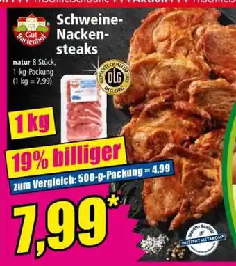 Norma Schweine- nackensteaks Angebot