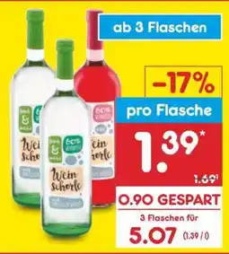 Netto Marken-Discount Weinschorle Angebot