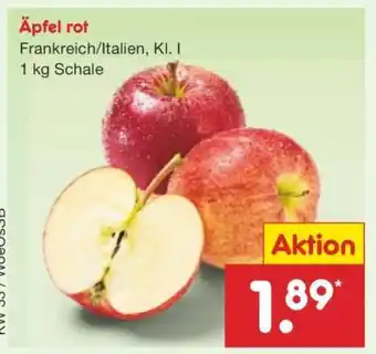 Netto Marken-Discount Äpfel rot Angebot