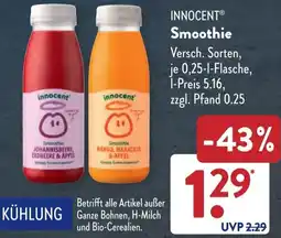 Aldi Süd INNOCENT Smoothie Angebot