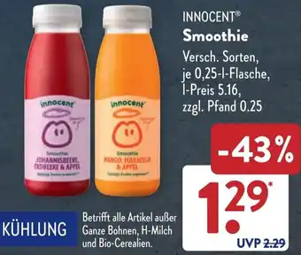 Aldi Süd INNOCENT Smoothie Angebot