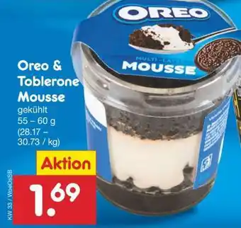 Netto Marken-Discount Oreo & Toblerone Mousse Angebot