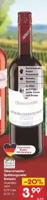 Netto Marken-Discount Oberrotweiler Spätburgunder Rotwein Angebot