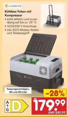 Netto Marken-Discount Kühlbox Yukon mit Kompressor Angebot