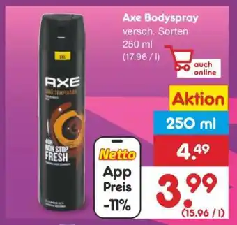Netto Marken-Discount Axe Bodyspray Angebot