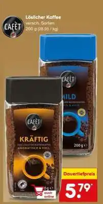Netto Marken-Discount Löslicher Kaffee Angebot