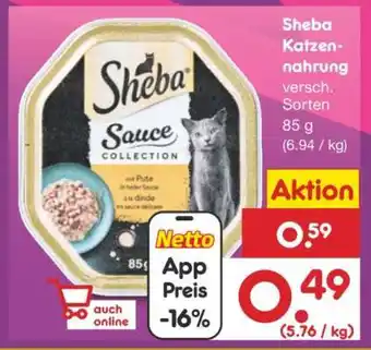 Netto Marken-Discount SHEBA Katzennahrung Angebot