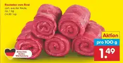Netto Marken-Discount Rouladen vom Rind Angebot
