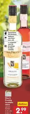 Netto Marken-Discount Süss & Fruchtig Qualitätswein Angebot